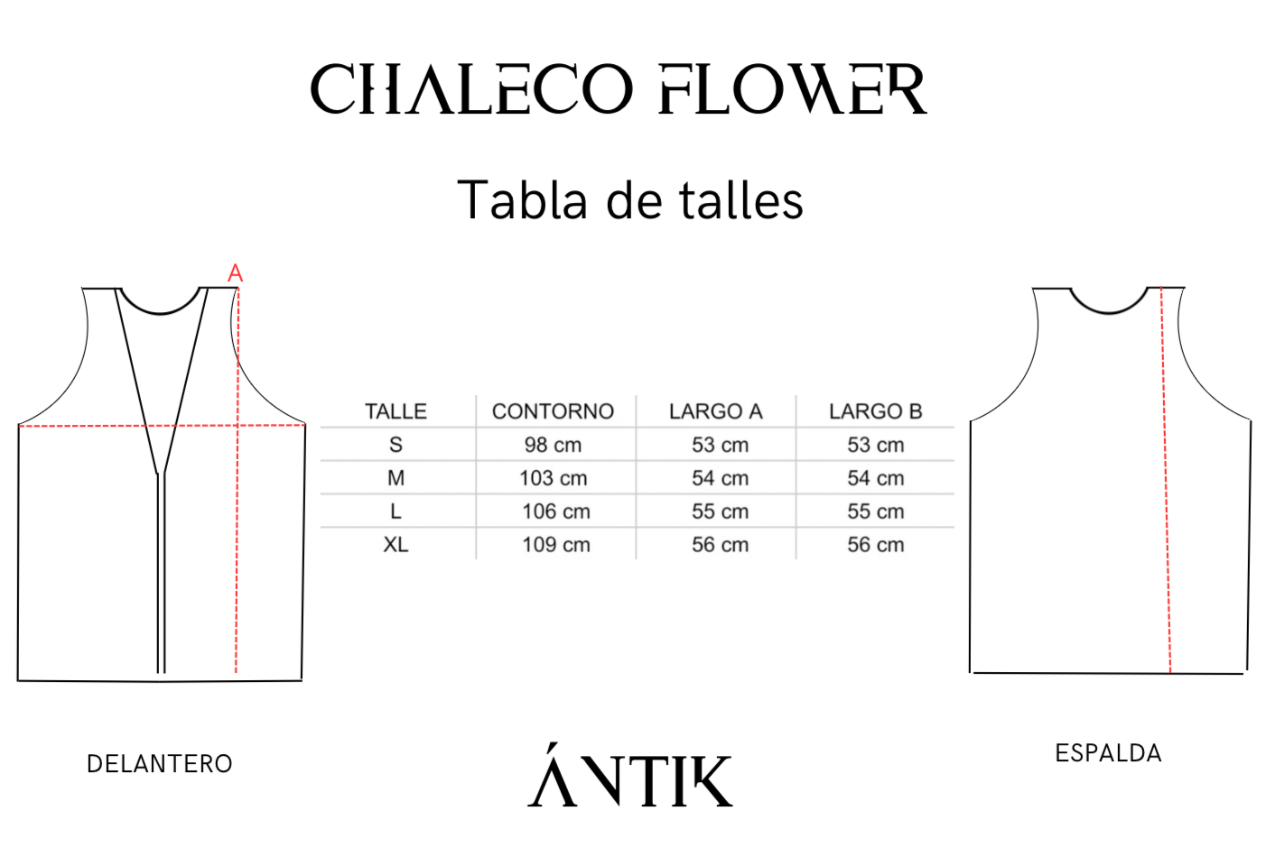 CHALECO FLOWER